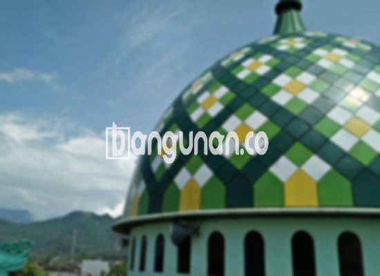 Jual Kubah Masjid Di Bintaro Jakarta [Bahan Enamel, GRC]